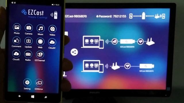 EZCast New UI--Windows Phone User Manual смотреть онлайн