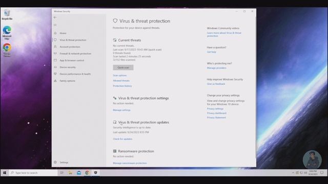 Security Settings in Windows 10 смотреть онлайн