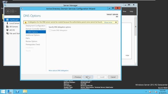 Windows Server 2012 | Hướng dẫn lên DC cho 1 máy server смотреть онлайн