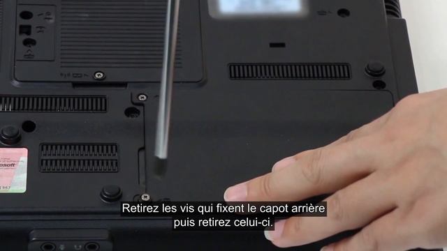 Réinstallation du disque dur dans un ordinateur portable HP | HP Support смотреть онлайн