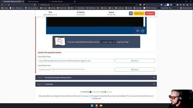 THM Windows Local Persistence Backdooring the Login Screen / RDP смотреть онлайн