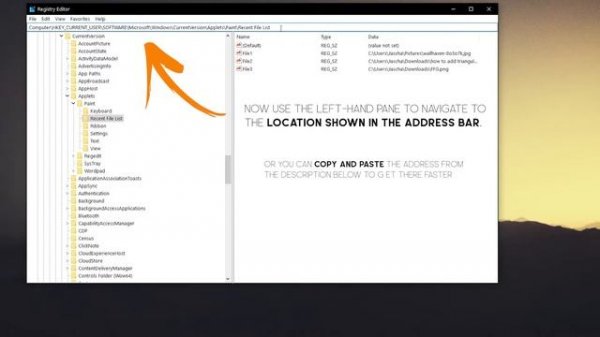 How to clear Recent Pictures in MS Paint. (Clear MS Paint History)