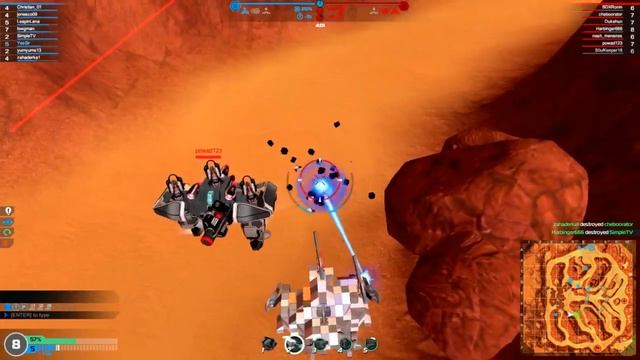 Robocraft - Hybrid Mech Gameplay - Build Showcase 02- Mad Dwarf II смотреть онлайн
