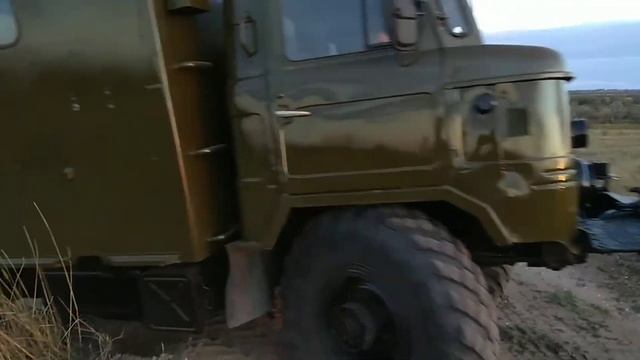 Газ 66 крутой подъём!