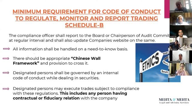 Webinar on Prohibition of Insider Trading Regulation | Mehta & Mehta смотреть онлайн