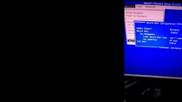 secure boot violation invalid signature detected check secure boot policy in setup HP смотреть онлайн