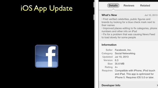 Facebook 6.3 - UPDATE смотреть онлайн