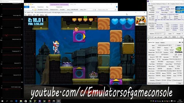 CEMU 1.6.4b Wii U Emulator - Mighty Switch Force! 2 (2013). Ingame. Test #5 смотреть онлайн
