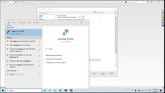 Aprende a cambiar el idioma de SOLIDWORKS 2021 смотреть онлайн