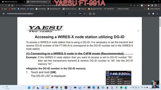 YAESU FT-991A Firmware Instruction Manual Link