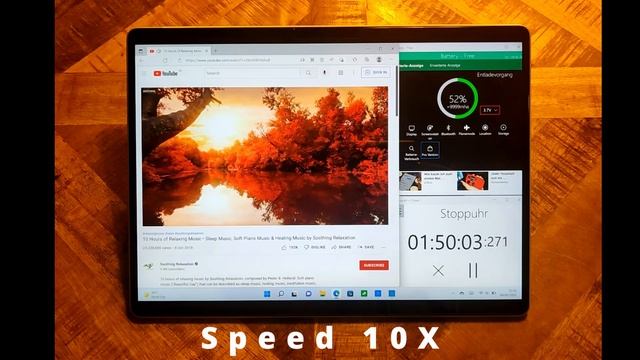 Surface Pro 8 Youtube watching battery test смотреть онлайн