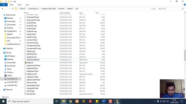 Delphi 7 - Mengatasi Error 
