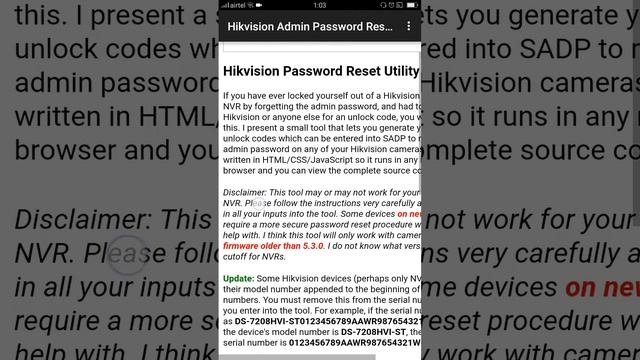 CCTV HIKVISION DVR PASSWORD RESET ANDROID APP LATEST 2017 смотреть онлайн