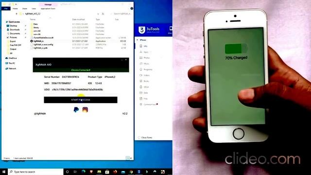 Unlocking iCloud {CheckRa1n for windows} on the example of iPhone 5s | Supports any model for free смотреть онлайн