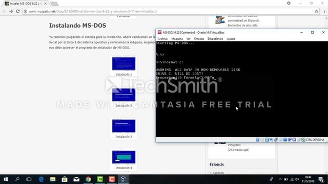Tutorial de como instalar MS-DOS 6.22 смотреть онлайн