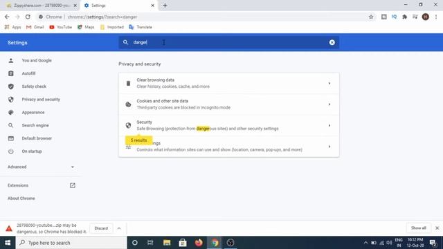 How To Solve File is dangerous, so Chrome has blocked it Download error [Hindi] смотреть онлайн