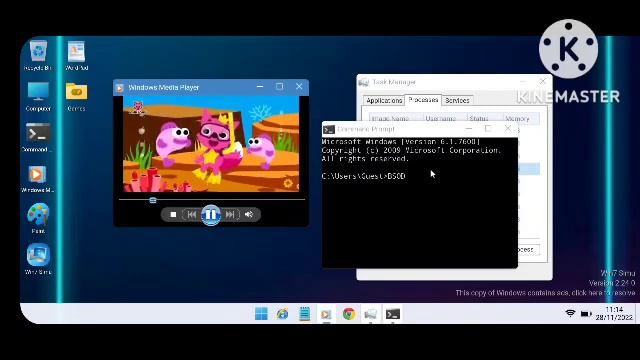 Windows 11 baby shark has BSOD (Win7 simulator) смотреть онлайн