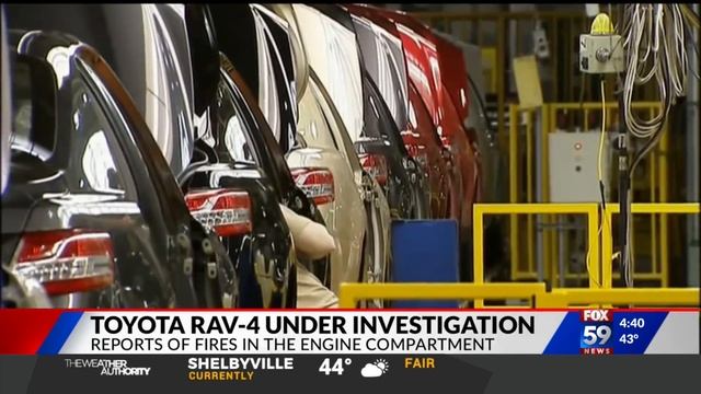 Feds investigating reports of Toyota Rav-4 engine fires смотреть онлайн