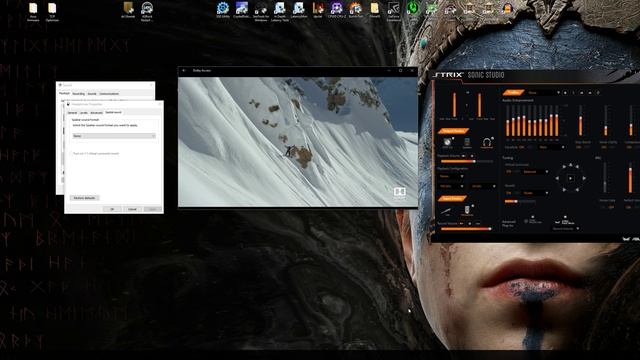 Asus Strix Raid DLX playing Dolby Access Demo смотреть онлайн