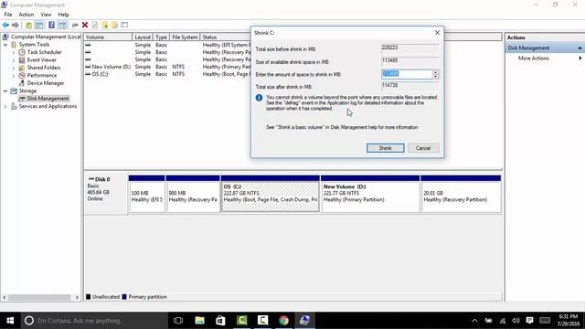 How to Shrink Volume and Create a New Drive Partition in Windows 7,8,10 in Nepali смотреть онлайн