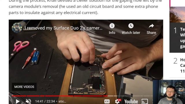 SOMEONE REMOVED THE CAMERA BUMP FROM THE MICROSOFT SURFACE DUO 2!! HOW DOES IT LOOK!? смотреть онлайн