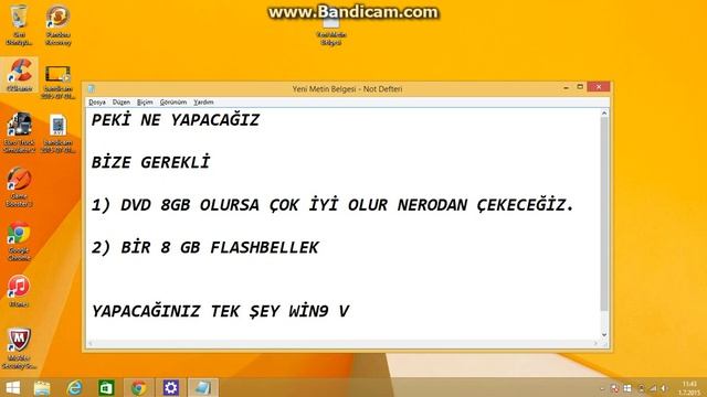Windows 8 FORMAT ATMA BAZI DOSYALAR EKSİK HATASI ÇÖZÜM" смотреть онлайн