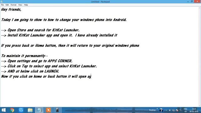 How to CHANGE your windows phone into Android. (2018) latest смотреть онлайн