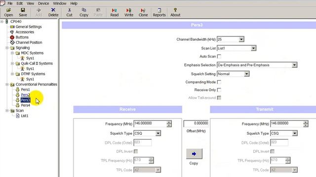 CP 040 Motorola Prog