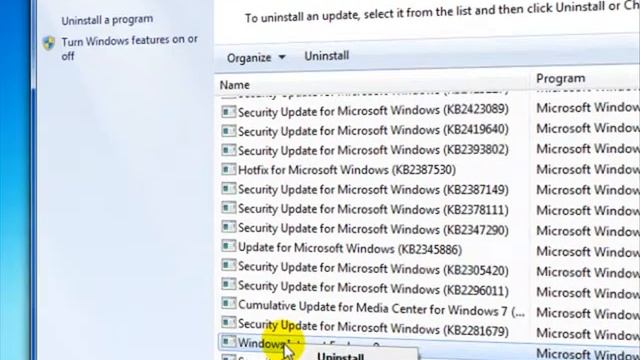 How to uninstall update for internet explorer смотреть онлайн