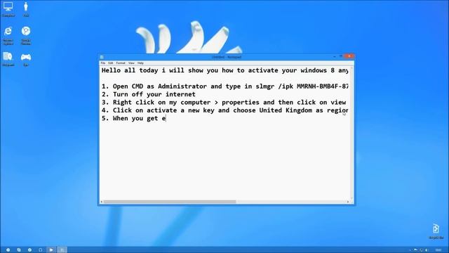 How to Activate Windows 8 any version [Tested and working] смотреть онлайн