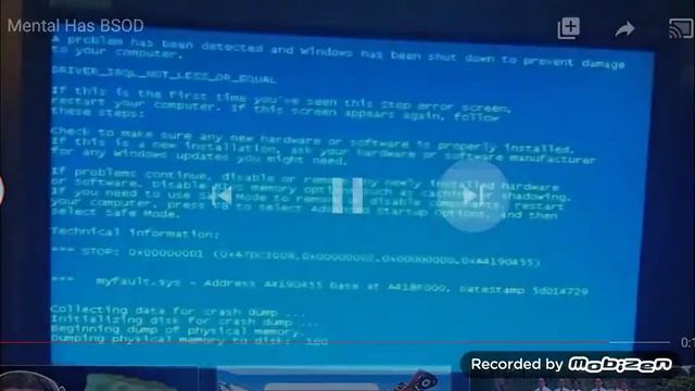 Windows 7 BSOD Compilation In My Monitor Part 1 смотреть онлайн