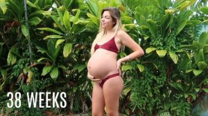EPIC PREGNANCY TRANSFORMATION | Week By Week Belly Progress