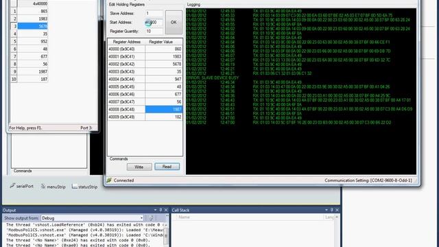 Modbus RTU With Visual C# 2010 смотреть онлайн