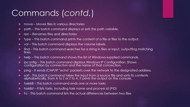 Batch Scripting Tutorial | Types of Command | #04 смотреть онлайн