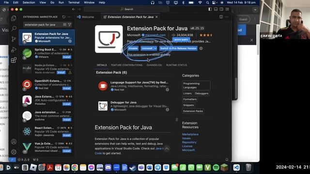 Installing JDK + Visual Studio Code + Java Extension Pack on Mac, Feb 2024 смотреть онлайн