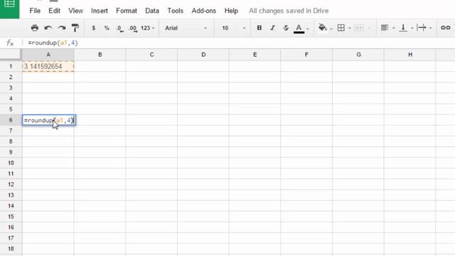 ROUND ROUNDUP and ROUNDDOWN function in Google Sheets смотреть онлайн