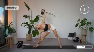 35 Minute Full Body Cardio Kettlebell Workout _ Fat Burning Circuit At Home Workout _ Follow Along