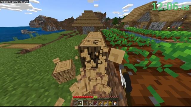 [World Record] 24:17 - 1.14 Minecraft Bedrock RSG Speedrun, Pre 1.16 смотреть онлайн