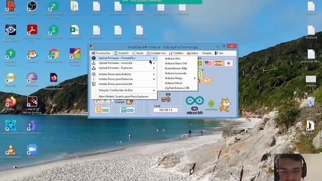 Instalando HackEduca Conecta, ferramenta de auxílio ao desenvolvimento dos projetos de Robótica смотреть онлайн