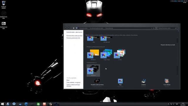 Skin Pack- Iron Man za Windows 8 i 8.1 смотреть онлайн