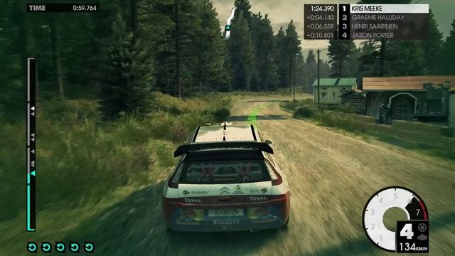 Dirt 3 Game play Single Player Low End PC смотреть онлайн