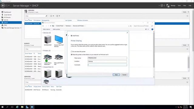 MS Server 2016 | Printer in de Active Directory publiceren смотреть онлайн