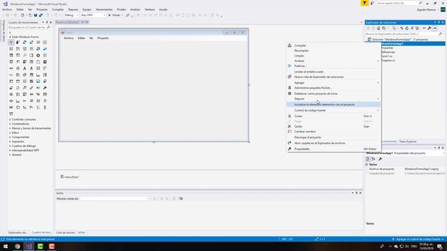 Como usar el componente MenuStrip en Visual Studio y C# .NET смотреть онлайн