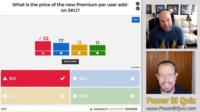 Power BI Quiz with Chris Finlan смотреть онлайн