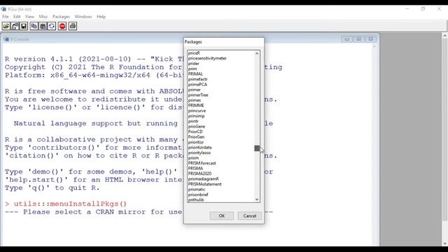 Install R Commander di Windows смотреть онлайн