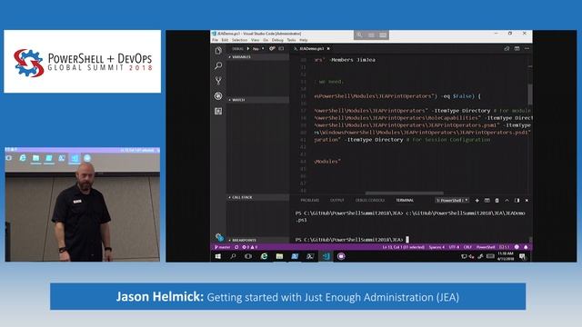 Getting started with Just Enough Administration (JEA) by Jason Helmick смотреть онлайн