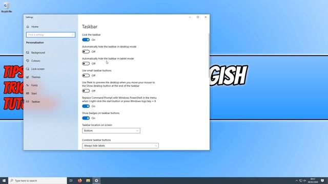 How To Automatically Hide Your Taskbar On Your Windows 10 PC Tutorial | Create More Desktop Space смотреть онлайн
