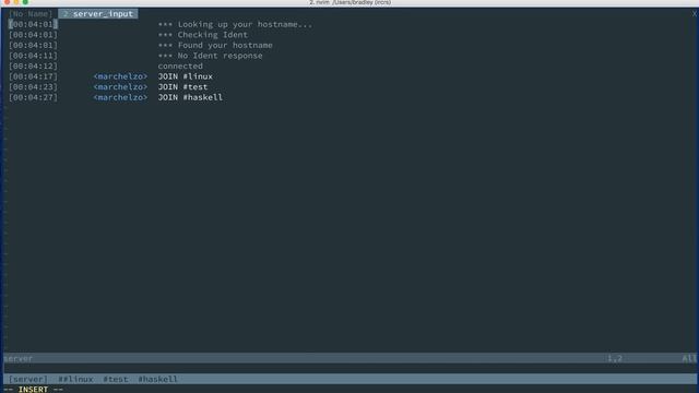 Neovim as an IRC Client смотреть онлайн