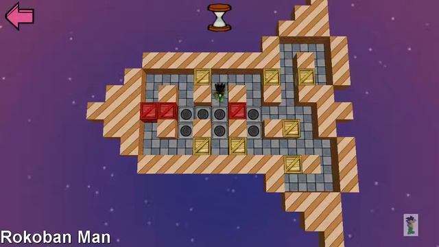 Boxxle II Level 97 Played on Rokoban for Windows смотреть онлайн