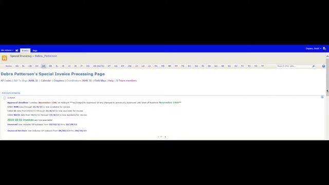 Use the vertical scroll bar to move the Un invoiced web part to the top of the window смотреть онлайн